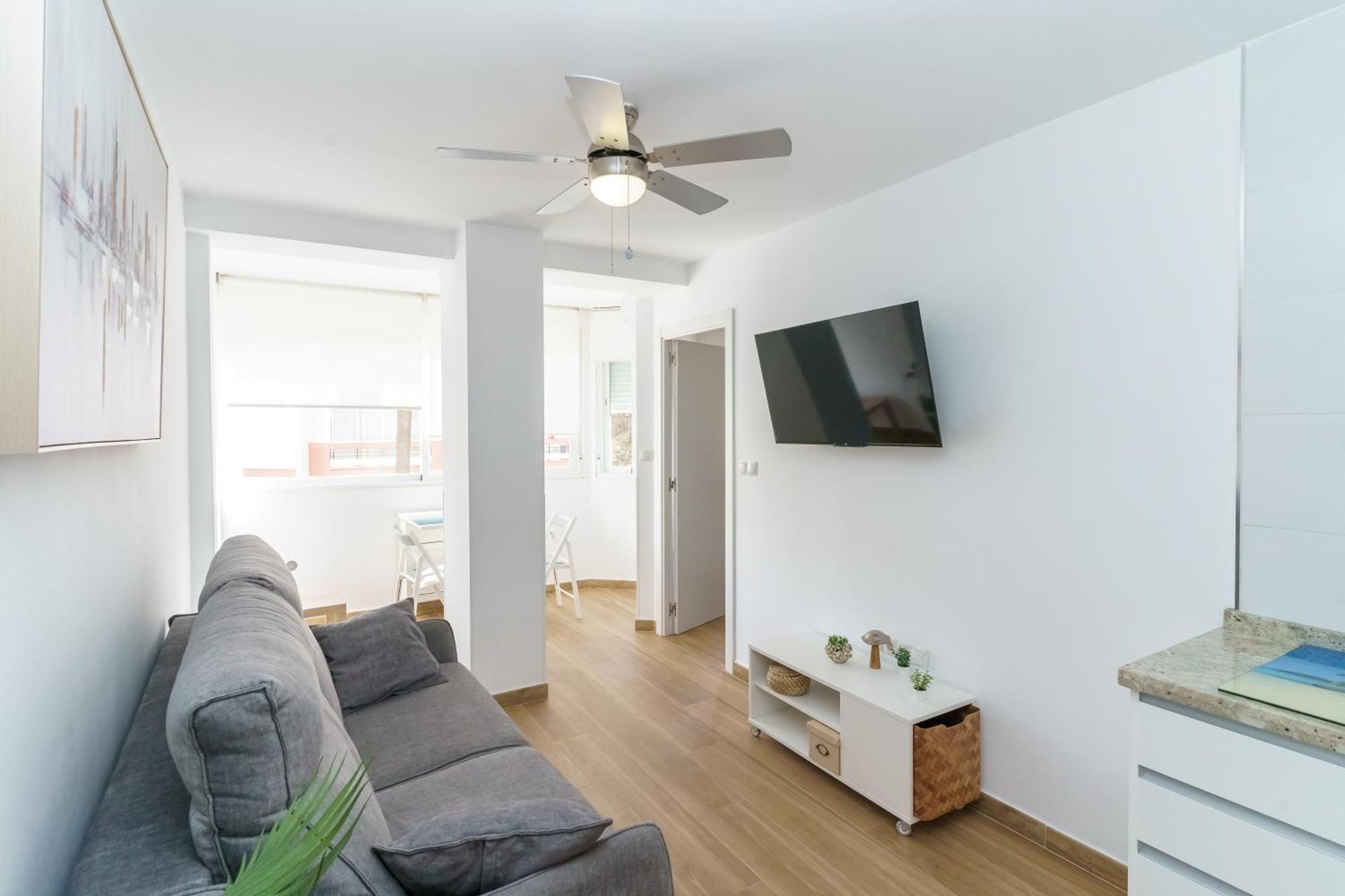 1 Hab, Confort 4 Plazas A 180M Playa, Plazamarcentro 2 Torre Del Mar Luaran gambar